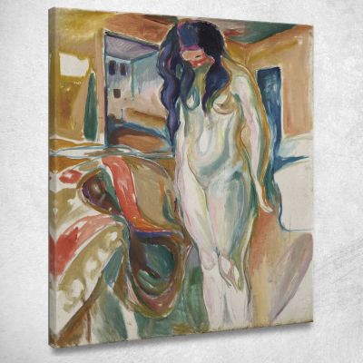 Modello Della Sedia In Vimini Edvard Munch em203 quadro stampa su tela