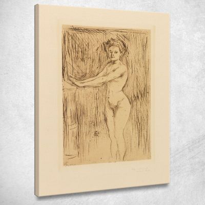 Modello Che Si Scalda Le Mani Edvard Munch em205 quadro stampa su tela