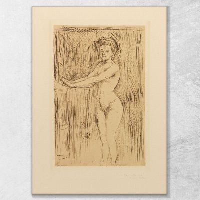 Modèle Se Réchauffant Les Mains Edvard Munch, em205 tableau impression sur toile