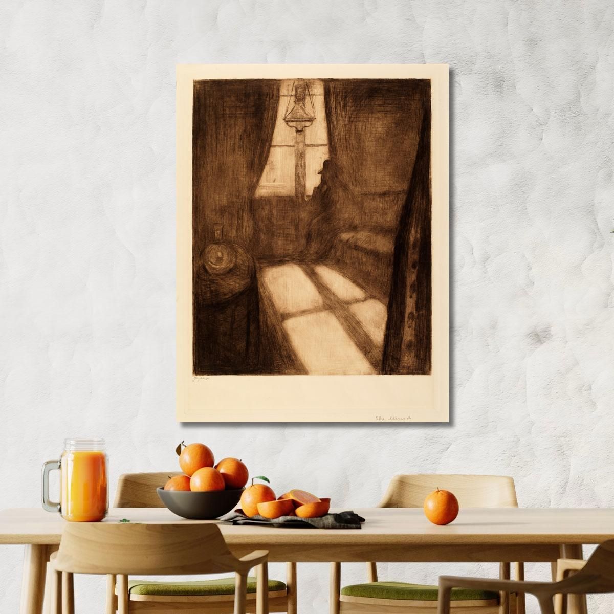 Chiaro Di Luna Chiaro Di Luna. Notte A St. Cloud Edvard Munch em207 quadro stampa su tela