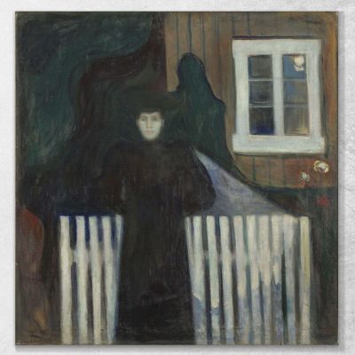 Chiaro Di Luna 2 Edvard Munch, em208 quadro stampa su tela
