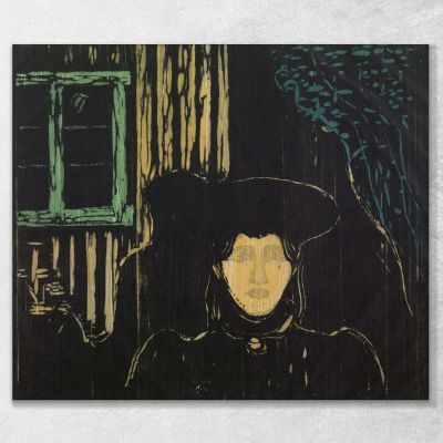 Chiaro Di Luna Edvard Munch em212 quadro stampa su tela