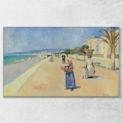 Mattina Sulla Promenade Des Anglais Edvard Munch em213 quadro stampa su tela