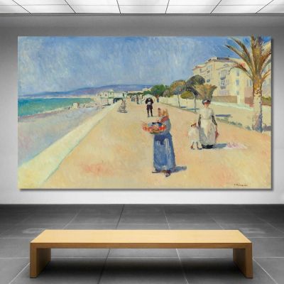 Mattina Sulla Promenade Des Anglais Edvard Munch em213 quadro stampa su tela