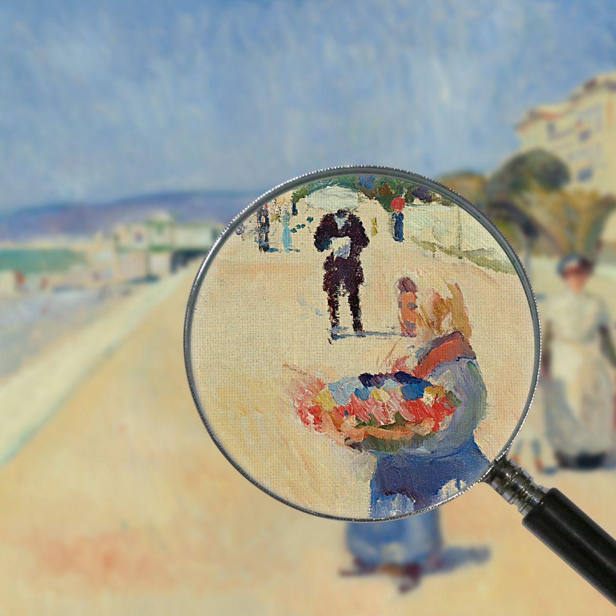 Mattina Sulla Promenade Des Anglais Edvard Munch em213 quadro stampa su tela