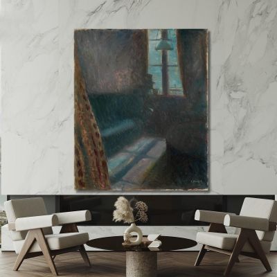 Notte A Saint-Cloud Edvard Munch em229 quadro stampa su tela Notte A Saint-Cloud Edvard Munch em229 quadro stampa su tela