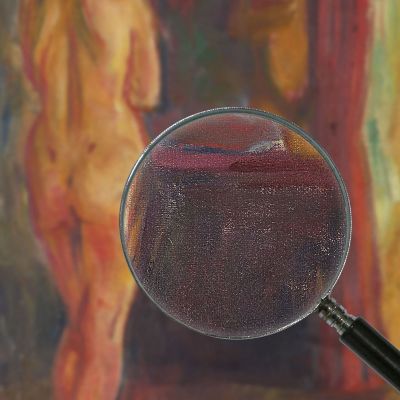 Nudo Davanti Allo Specchio Edvard Munch em232 quadro stampa su tela Nudo Davanti Allo Specchio Edvard Munch em232 quadro stampa su tela