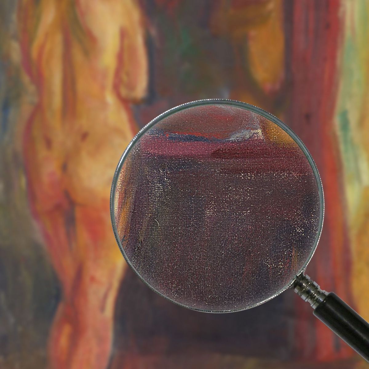 Nudo Davanti Allo Specchio Edvard Munch em232 quadro stampa su tela