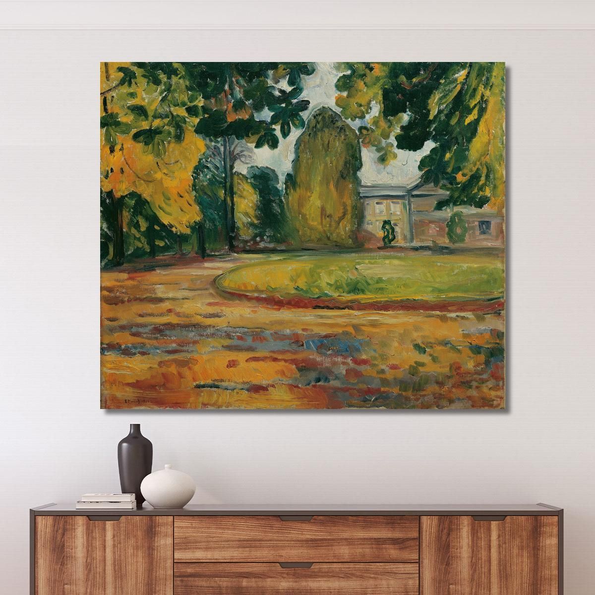 Parcheggiare A Kösen Edvard Munch em243 quadro stampa su tela