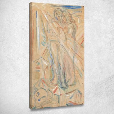 Fisica Edvard Munch em244 quadro stampa su tela