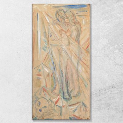 Fisica Edvard Munch em244 quadro stampa su tela