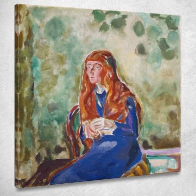 Ritratto Di Kate Perls Edvard Munch em248 quadro stampa su tela