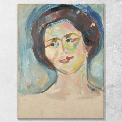 Portrait De Modèle Edvard Munch, em249 tableau impression sur toile