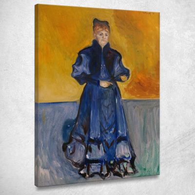 Ritratto Della Signora Förster-Nietzsche Edvard Munch em250 quadro stampa su tela