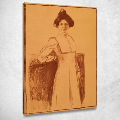 Ritratto Di Märta Sandalo Edvard Munch em251 quadro stampa su tela
