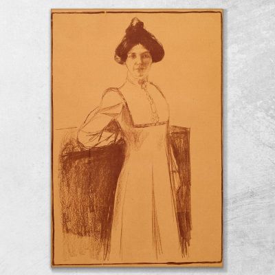 Ritratto Di Märta Sandalo Edvard Munch, em251 quadro stampa su tela