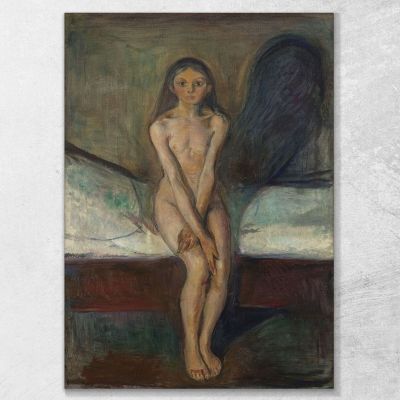 Puberté 2 Edvard Munch, em256 tableau impression sur toile