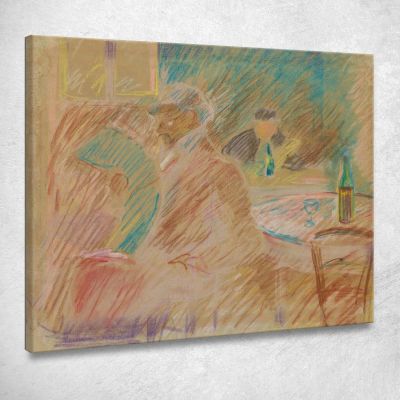 Scena Dei Ristoranti Edvard Munch em262 quadro stampa su tela