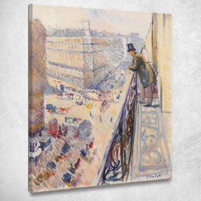 Rue Lafayette Edvard Munch em265 quadro stampa su tela