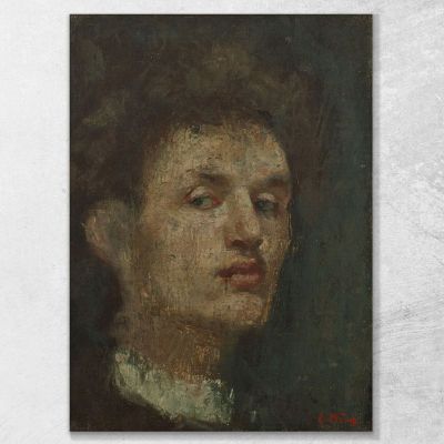 Selbstporträt 3 Edvard Munch, em274 drucken auf leinwand