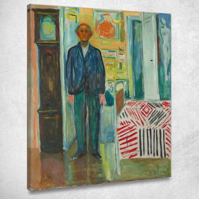 Auto Ritratto Edvard Munch em278 quadro stampa su tela