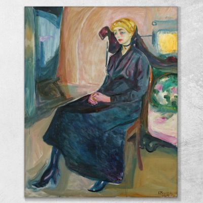 Jeune Femme Assise Jeune Femme Assise Edvard Munch, em285 tableau impression sur toile
