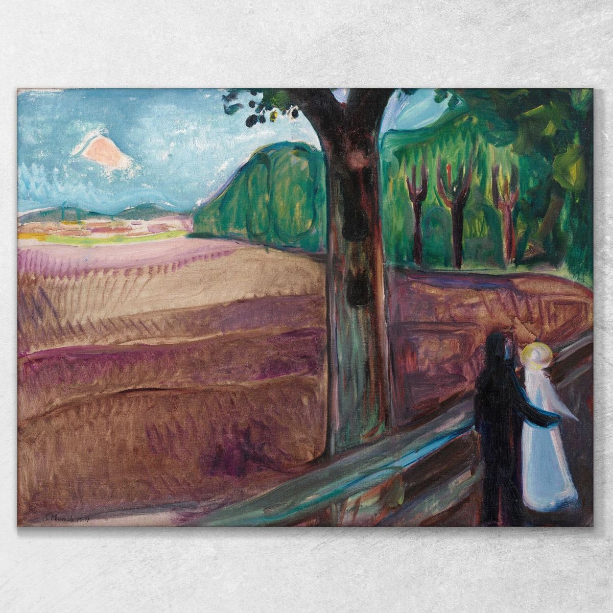 Notte D'Estate Notte D'Estate Edvard Munch em288 quadro stampa su tela