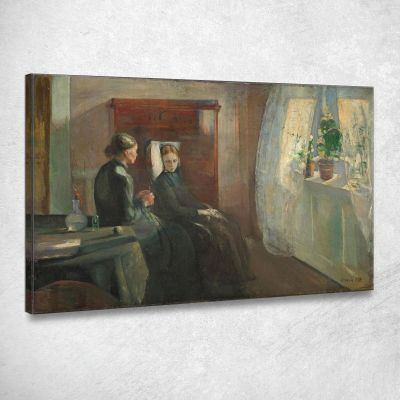 Primavera Edvard Munch em289 quadro stampa su tela
