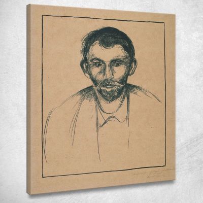 Stanislaw Przybyszewski Edvard Munch em290 quadro stampa su tela