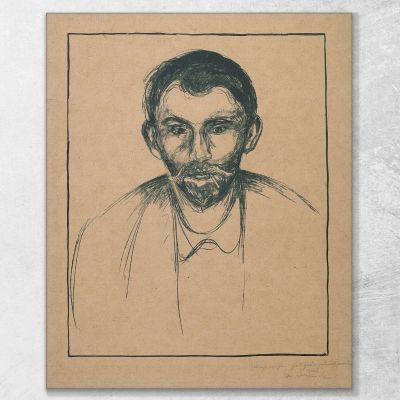 Stanislas Przybyszewski Edvard Munch, em290 tableau impression sur toile