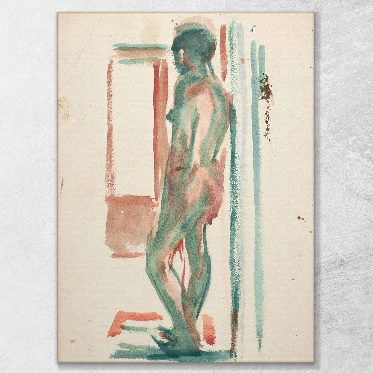 Atto Permanente 2 Edvard Munch em294 quadro stampa su tela