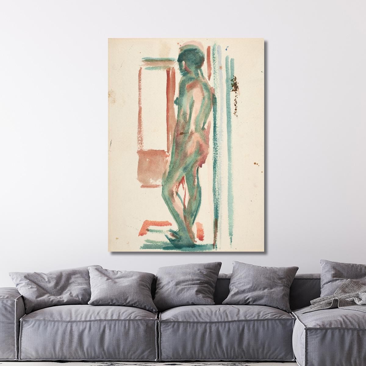 Atto Permanente 2 Edvard Munch em294 quadro stampa su tela