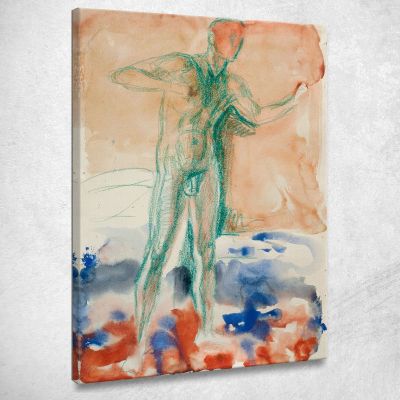 Atto Permanente 3 Edvard Munch em295 quadro stampa su tela