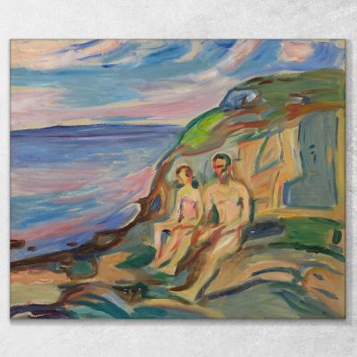 Bain De Soleil Edvard Munch, em304 tableau impression sur toile