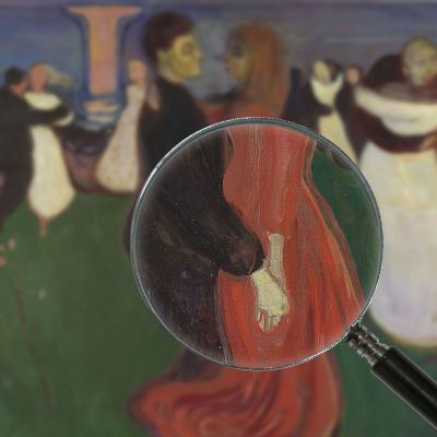 La Danza Della Vita Edvard Munch em312 quadro stampa su tela