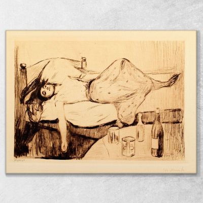 The Day After 2 Edvard Munch, em313 canvas print