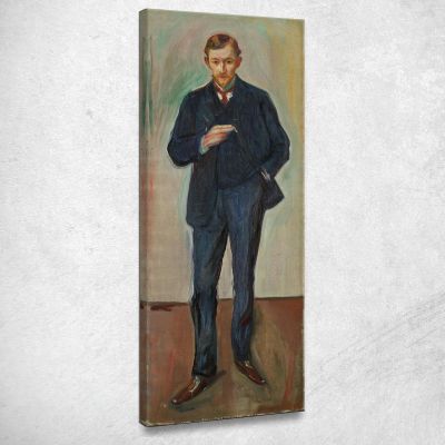 Il Francese Marcel Archinard Edvard Munch em323 quadro stampa su tela