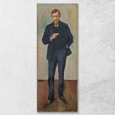 Il Francese Marcel Archinard Edvard Munch, em323 quadro stampa su tela