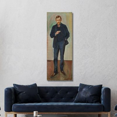 Il Francese Marcel Archinard Edvard Munch em323 quadro stampa su tela Il Francese Marcel Archinard Edvard Munch em323 quadro stampa su tela