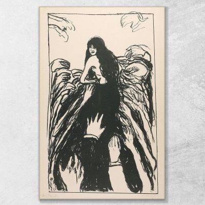Le Mani Edvard Munch, em329 quadro stampa su tela