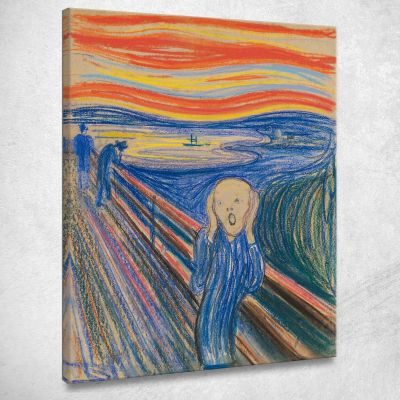 L'Urlo 2 Edvard Munch em339 quadro stampa su tela