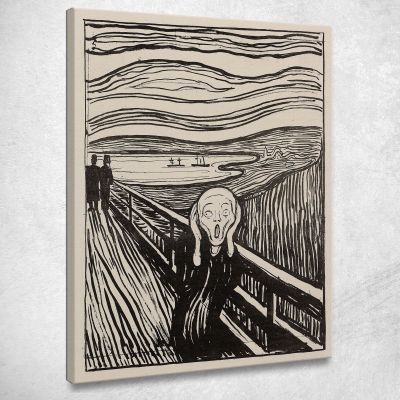 L'Urlo Edvard Munch em340 quadro stampa su tela