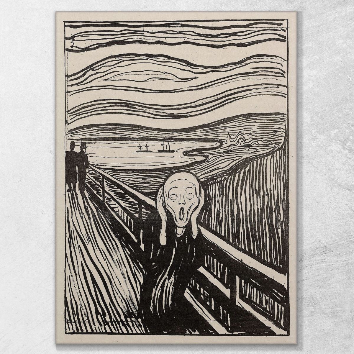 L'Urlo Edvard Munch em340 quadro stampa su tela