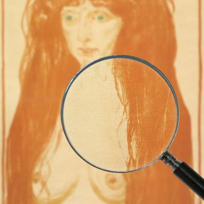 La Donna Peccatrice Con I Capelli Rossi E Gli Occhi Verdi 1902 Edvard Munch em344 quadro stampa su tela La Donna Peccatrice Con I Capelli Rossi E Gli Occhi Verdi 1902 Edvard Munch em344 quadro stampa su tela
