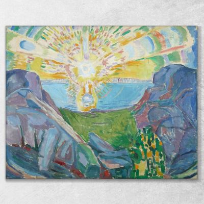 Il Sole 1910 Edvard Munch, em350 quadro stampa su tela