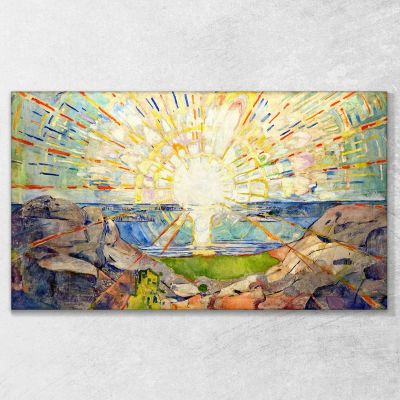 Il Sole 1911 Edvard Munch em352 quadro stampa su tela