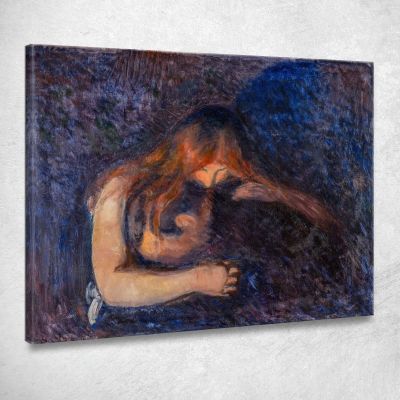 Il Vampiro Edvard Munch em357 quadro stampa su tela