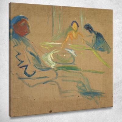 Le Nozze Del Boemo Edvard Munch em359 quadro stampa su tela