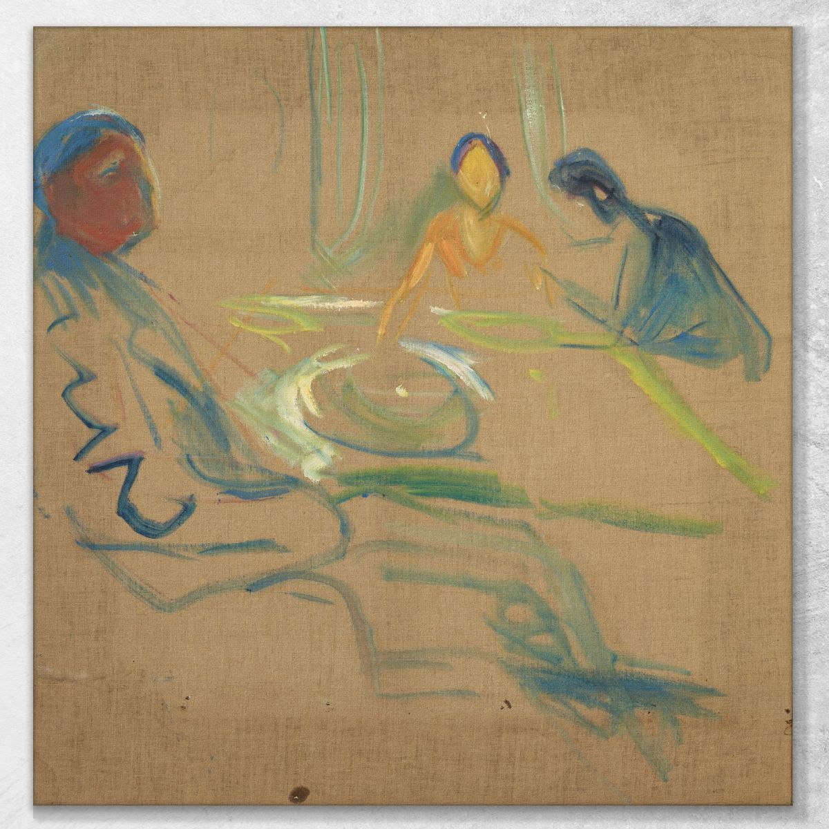 Le Nozze Del Boemo Edvard Munch em359 quadro stampa su tela