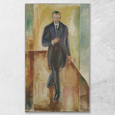 Thorvald Lochen Edvard Munch em362 quadro stampa su tela